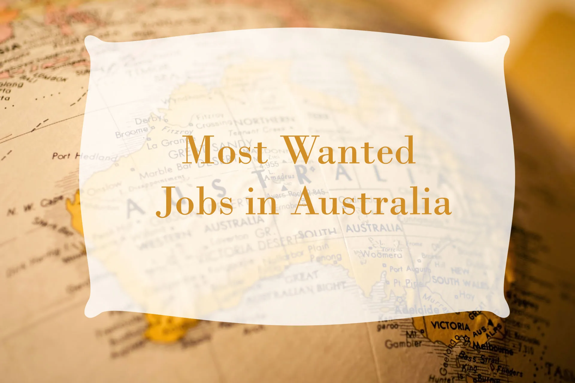 Most Wanted Jobs in Australia